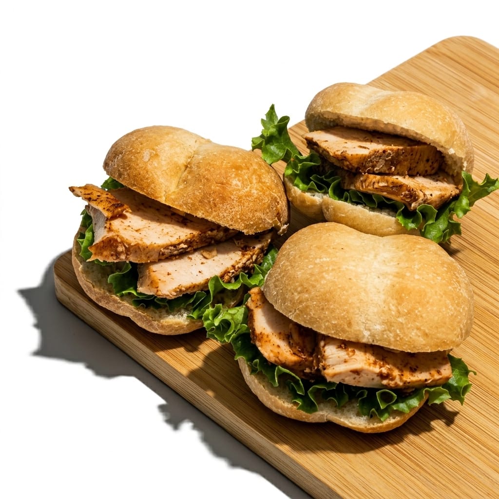 Mini pan con pavo