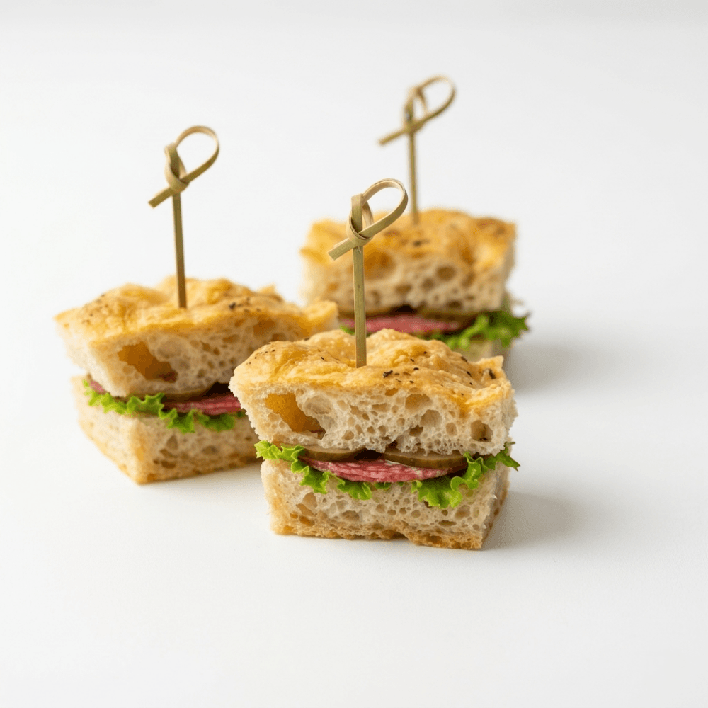 Mini focaccia ahumada