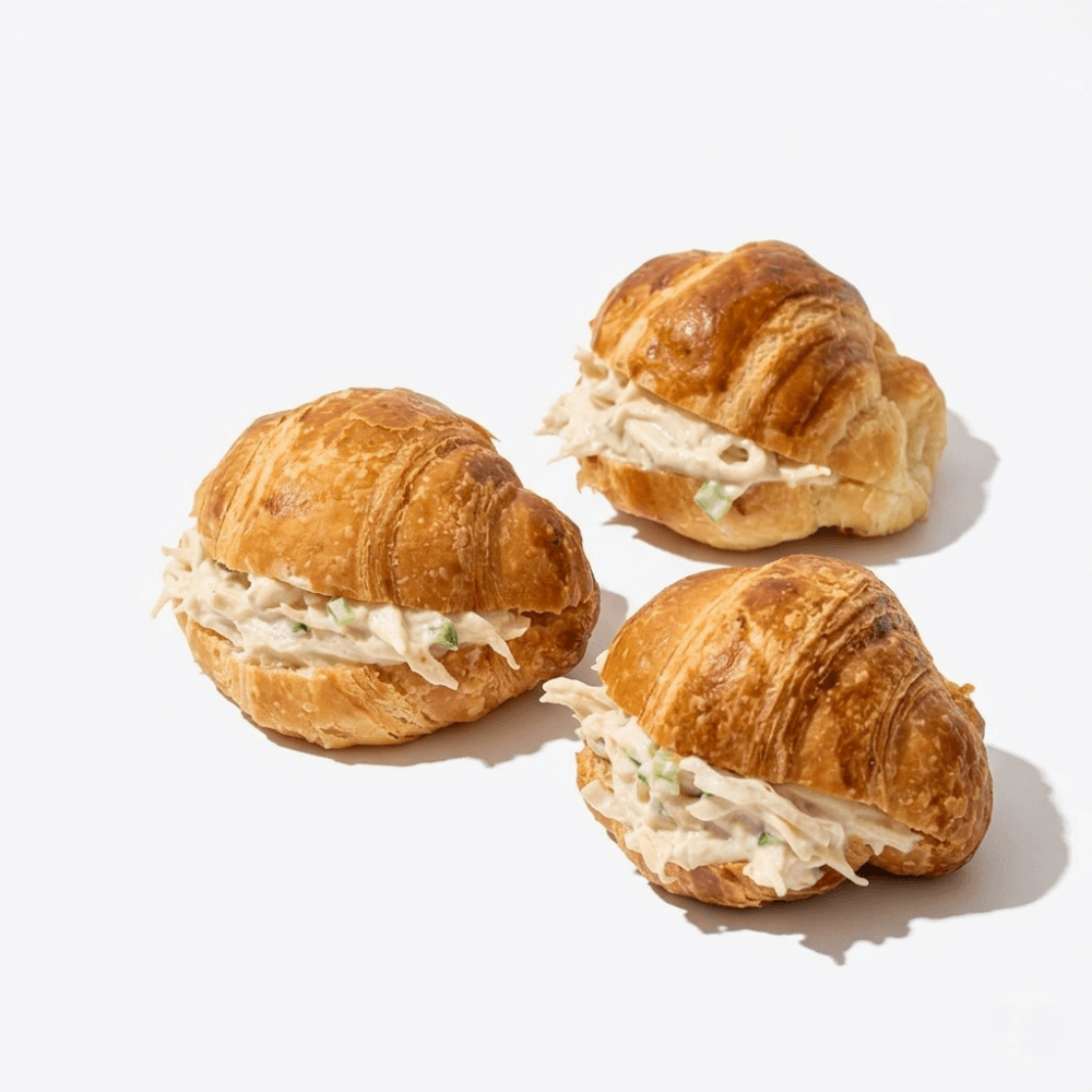 Mini croissant de pollo