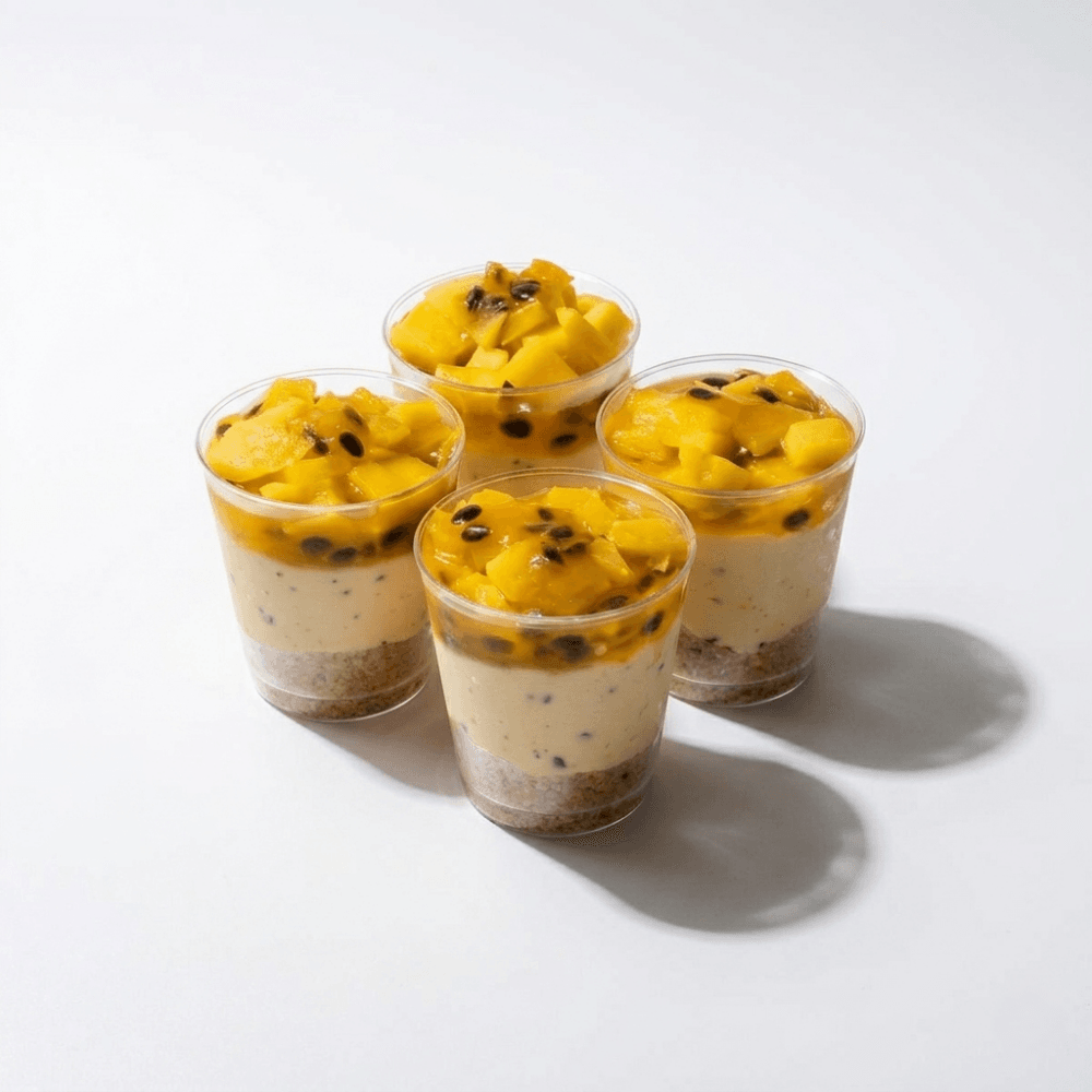 Mini cheesecake de maracumango