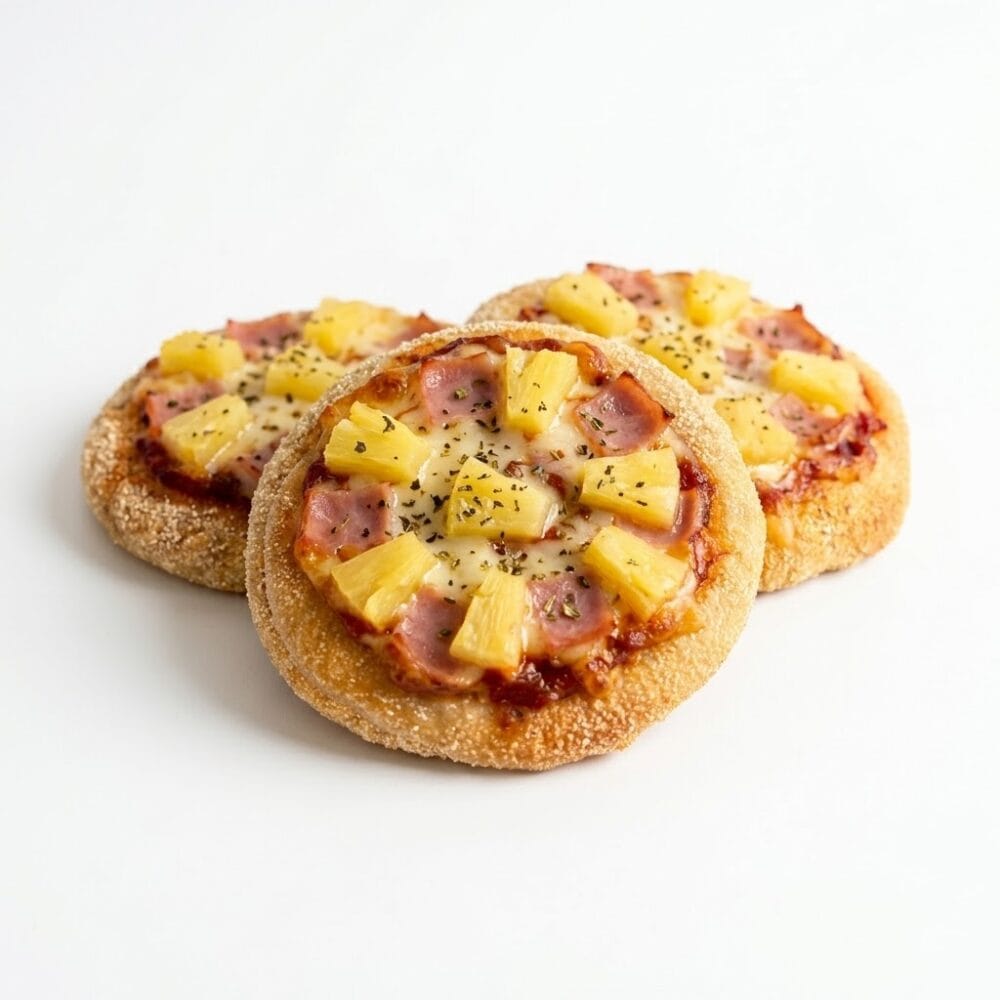 Mini pizzita hawaiana