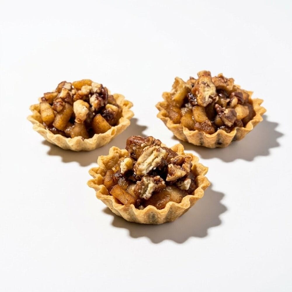 Mini tartaletas crocante de manzana